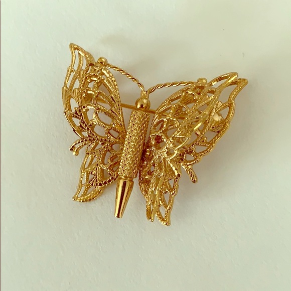 Beautiful VINTAGE double winged MONET butterfly - Picture 2 of 5